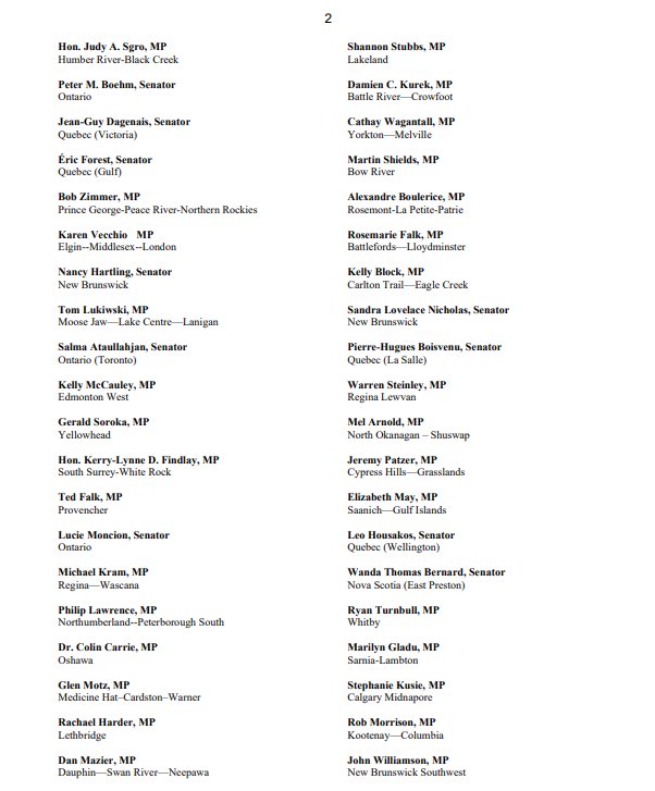 LailaMickelwait's tweet photo. BREAKING: 70 Canadian MPs &amp; Senators from 8 parties sent a demand letter to the Canadian Police calling for a full criminal investigation of Pornhub/MindGeek.

This follows a letter to Parliament from 525 NGOs &amp; 104 survivors in 65 countries calling for the same. #Traffickinghub https://t.co/JFH5QoWToK