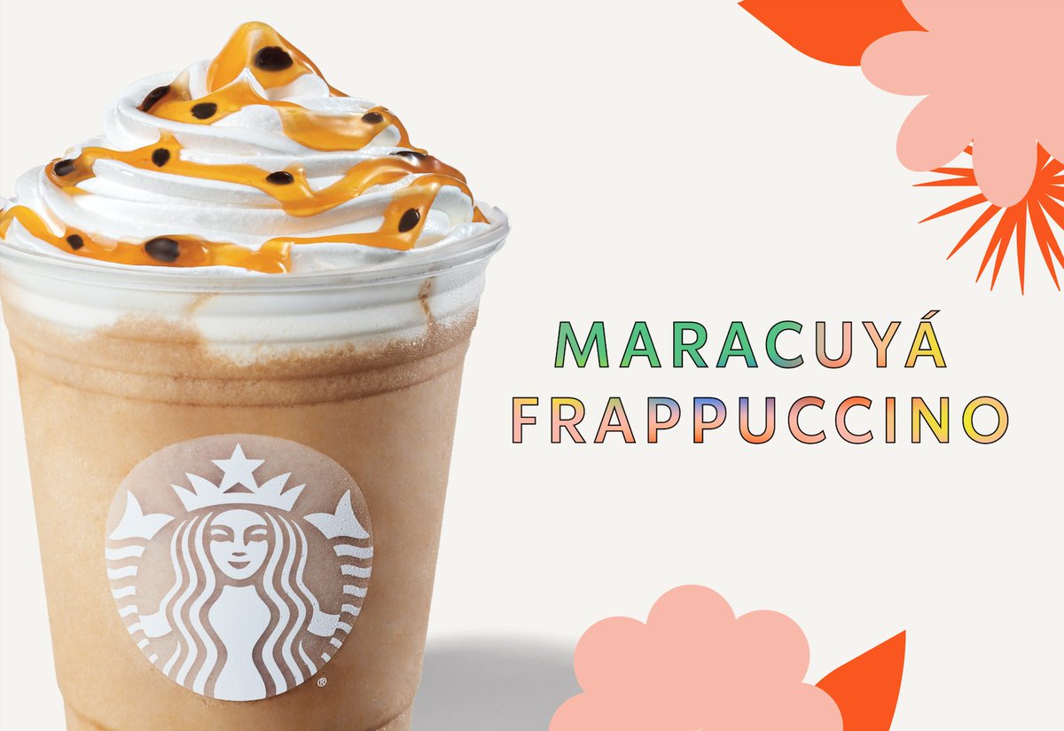 StarbucksMex's tweet photo. Hoy, refréscate con el sabor tropical de Maracuyá Frappuccino. 🤙😎

#MaracuyáFrappuccino #ComoTúQuieras https://t.co/u5RRrkW4Yp
