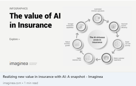 rammathew's tweet photo. https://t.co/ODZb6T2fY6 Find out how AI holds the promise of transforming the insurance sector into a modern, customer-oriented industry. Check out our infographics on AI trends in Insurance! https://t.co/IiaE8M5xlq #ArtificialIntelligence #Insurance #InsurTechs #dataextraction https://t.co/RucHiFcye0
