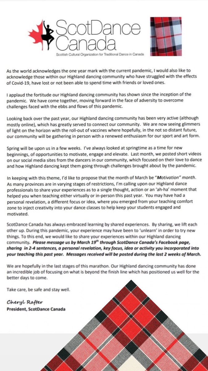 SDC is looking for 2-4 sentences on what’s motivated you through the pandemic 🍁 

Due by Friday, send via their FB page. 

Also there have been talks about the future of comps for the next few months (teachers should be aware of by now), so expect official updates soon!