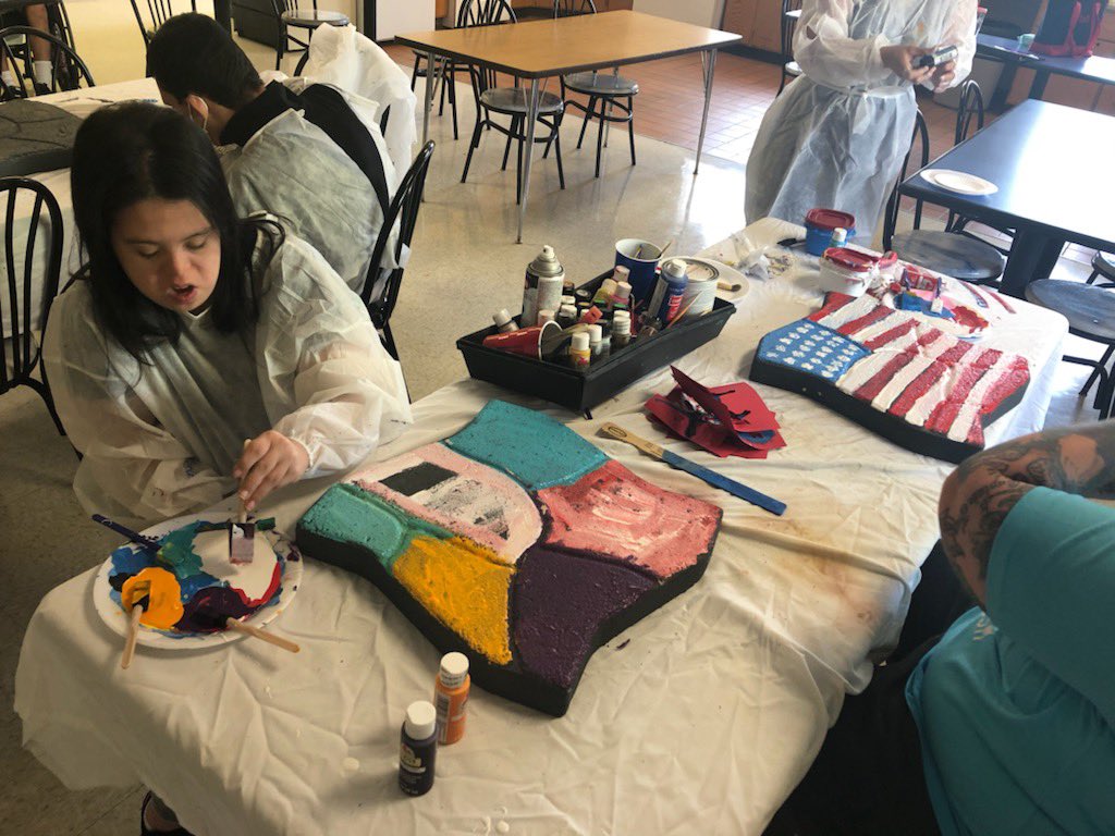 #DHShappenings When students thank you! Made my day to find this beautiful stone!