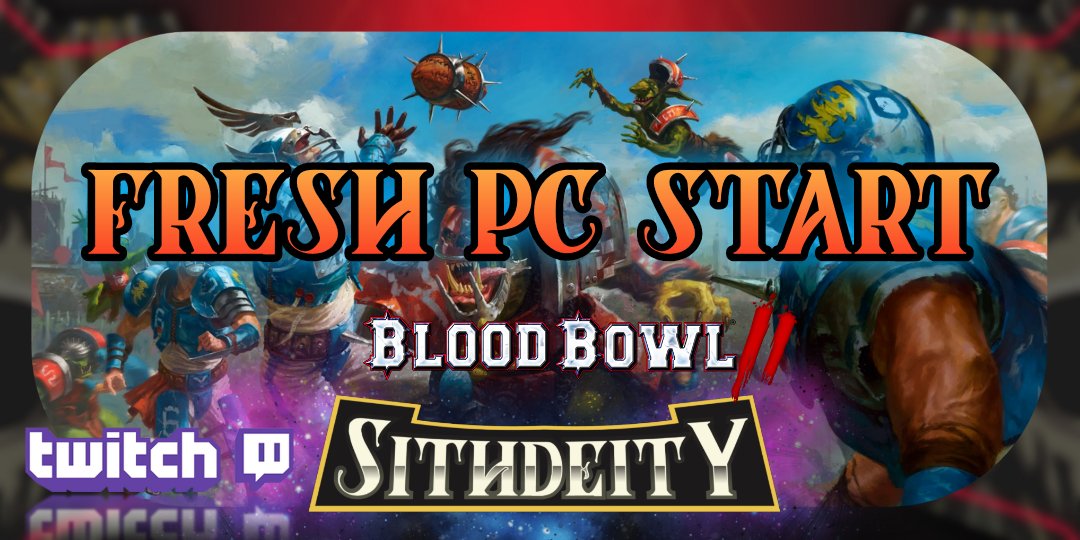 Sith_deity's tweet image. Starting a @BloodBowl_Game 2 tonight on the PC. Which race should I choose 🤔❓ #warhammer #WarhammerCommunity
 #LetsGrowStreams #TwitchAffilate #smallstreamer #smallstreamersconnect #smallstreamercommunity
#SupportSmallStreams
#SupportSmallStreamers
#twitch #streamer #twitchtv