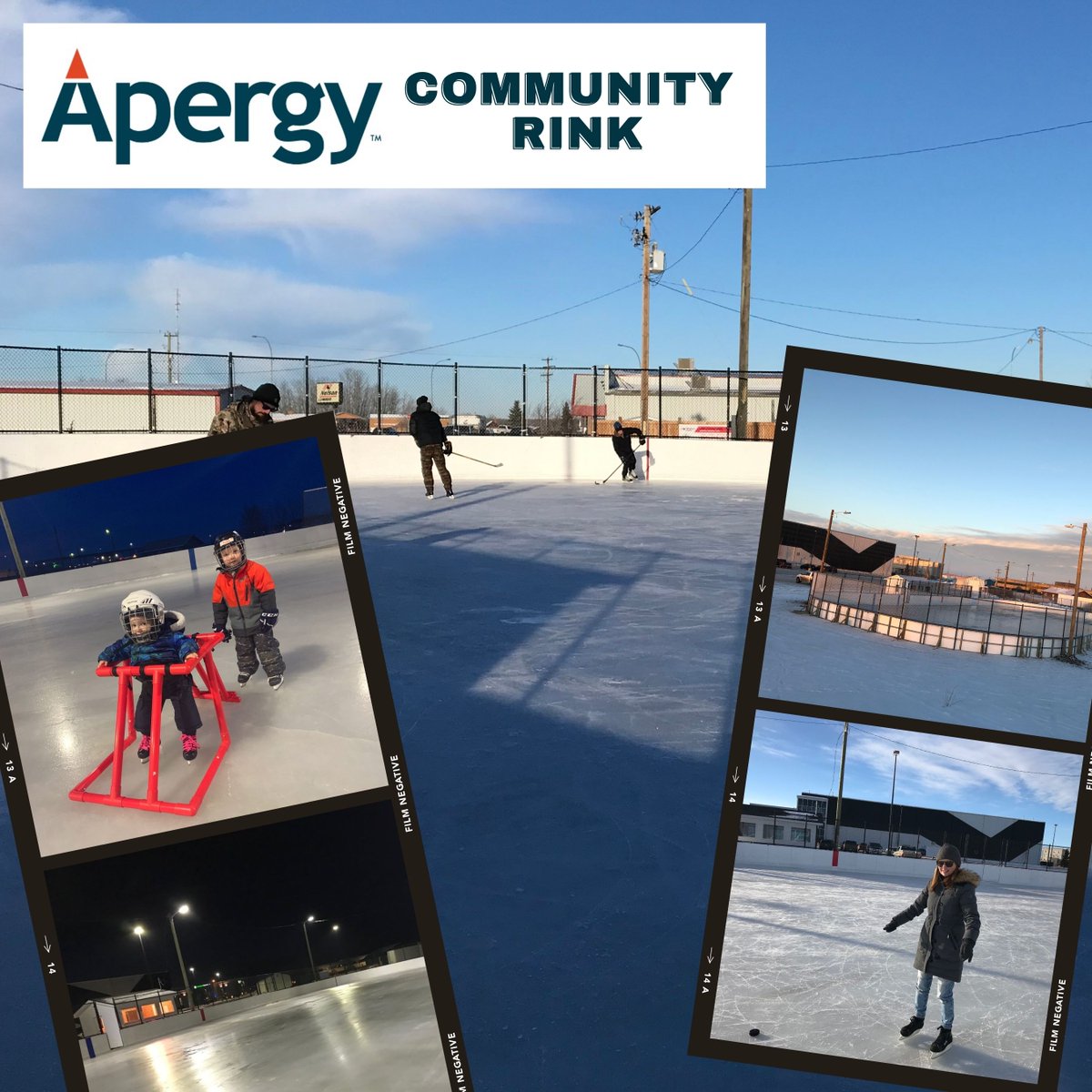 Spring-like temps have ended this season's Apergy Community Rink. We want to thank sponsor Apergy (now ChampionX) for their support. The corp operates on every continent world-wide, and still works to support communities on the local-level!#sponsorspotlight #thinklocal #community