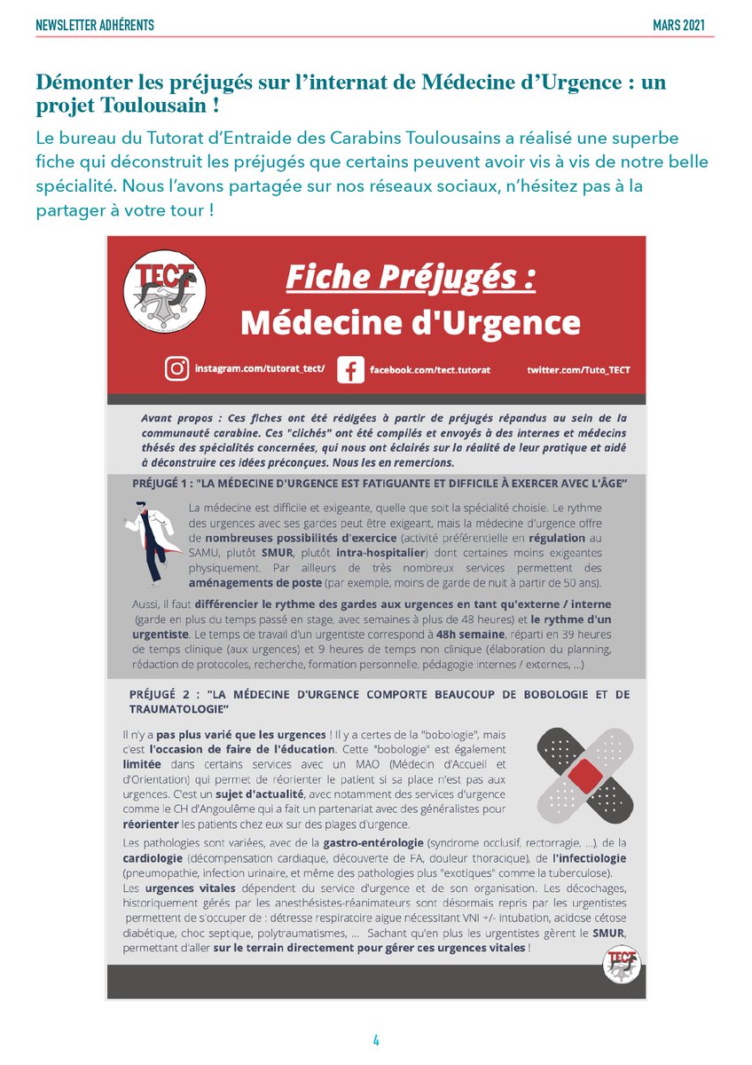 AJMUrgences's tweet image. Notre newsletter (NL) du mois de mars est en ligne !
#desmu #ajmuNL
(1/2)