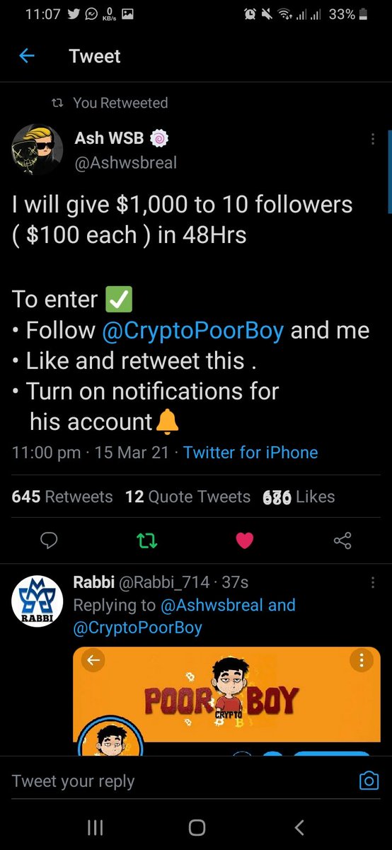 Rabbi_714's tweet photo. @Ashwsbreal @CryptoPoorBoy https://t.co/5cUALpjjuT
