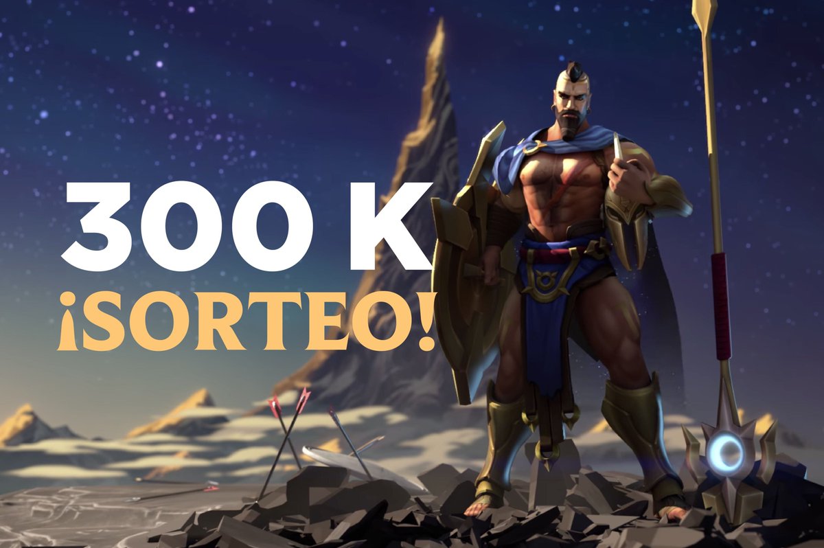 ¡Ya somos 300K! 🥳

Para agradeceros que sigáis haciendo crecer esta comunidad día tras día, sorteamos cinco aspectos a elegir por los ganadores entre todos los épicos y normales. Para participar:

▪️ RT a este tuit.
▪️ Comenta cuál fue el primer aspecto que desbloqueaste en LoL.