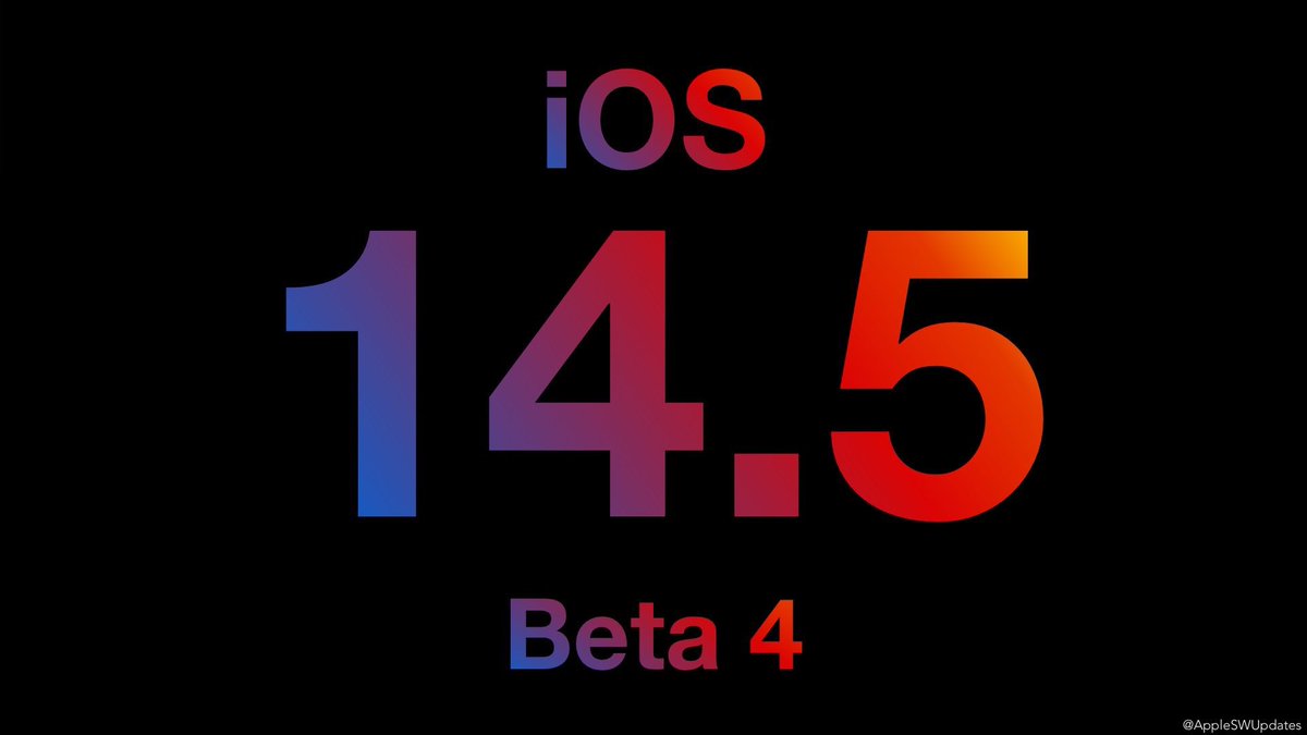 Hi4teck's tweet image. ابل ترسل تحديث iOS 14.5 بيتا 4 
للمطورين وهي نسخة تجريبه رابعة
 #iOS145DevBeta4