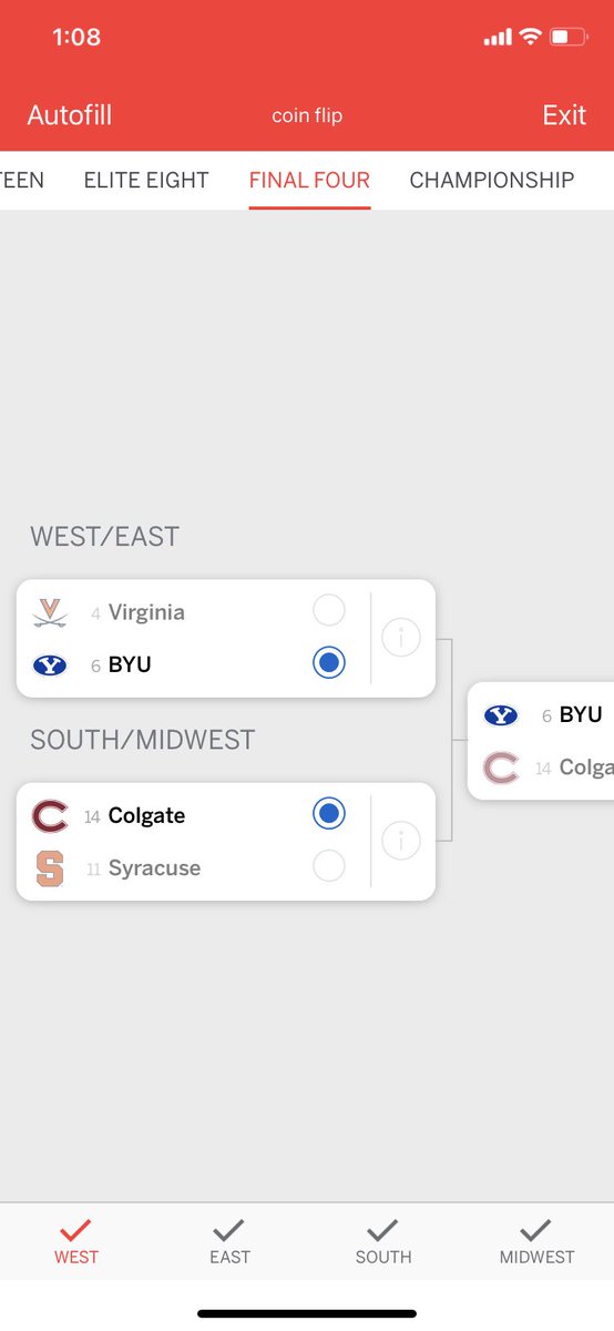 this_is_matttt's tweet photo. @BobMurTheChamp If Colgate makes it to the final four I will drop my crest 3D whitening and become a devoted Colgate user https://t.co/uiztdJRrEc