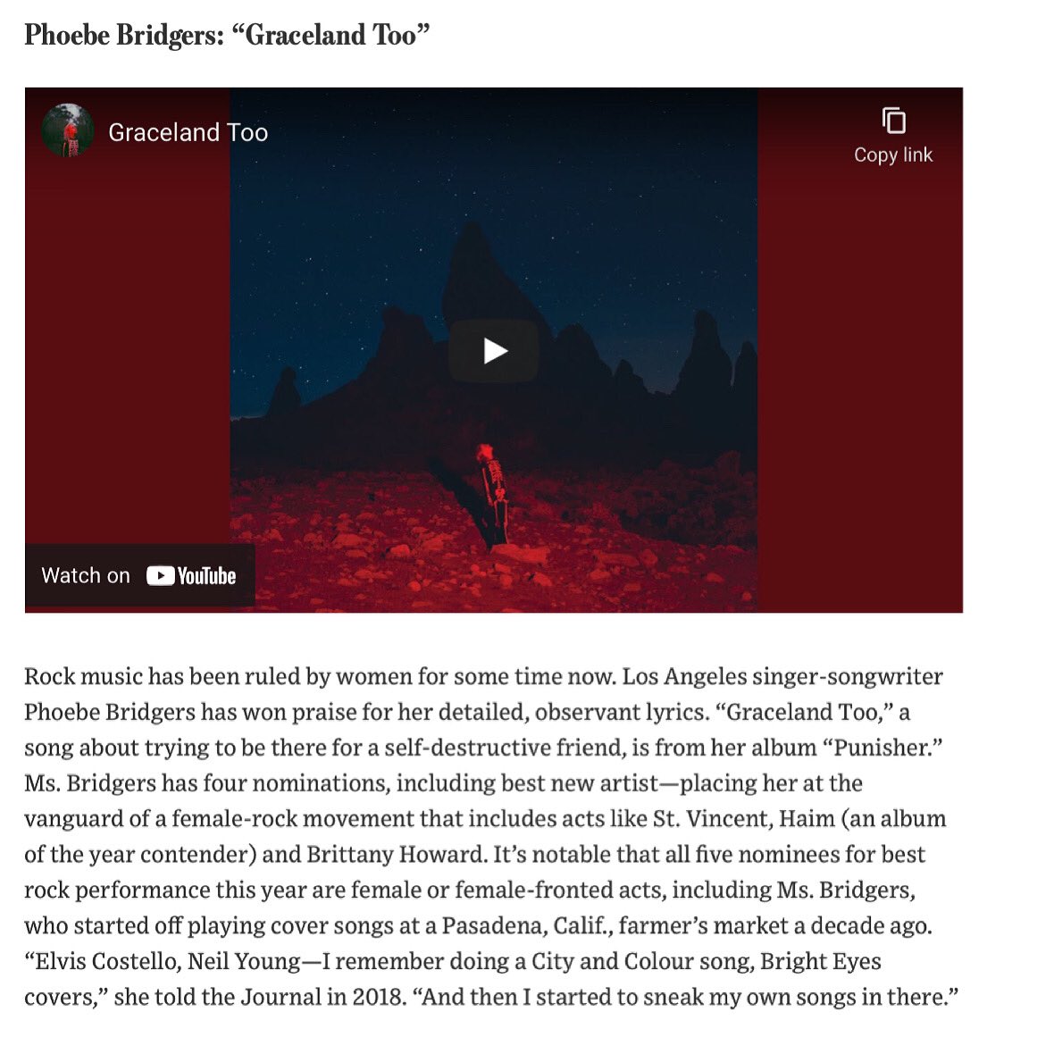 dinealonemusic's tweet image. Congrats to @phoebe_bridgers on her Grammy Nominations - Big thank you to her kind mention of @cityandcolour in her recent feature in the @WSJ 
Did you know 5 years ago Dallas brought Phoebe on to tour with him? 🙌
#grammys2021 #congrats #cityandcolour #pheobebridgers