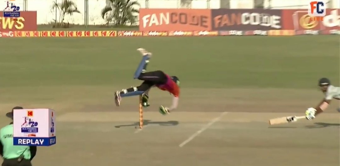 Johns Stunning Run Out By Mohammed Azharuddeen In Kerala T Cup He Is Doing Really Well With Bat And Behind Stumps Ahead Of Ipl 21 T Co W0hjpc1rkv