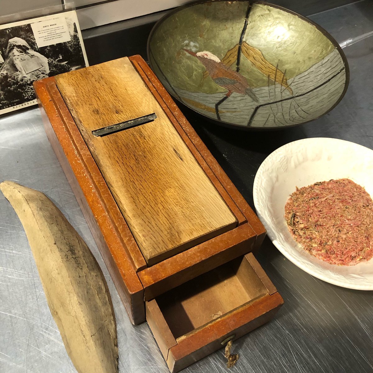 Fresh Bonito and Vintage Japanese Katsuobushi kezuriki | Bonito Shaver Slicer Box arrived from Japan! The broth is on!