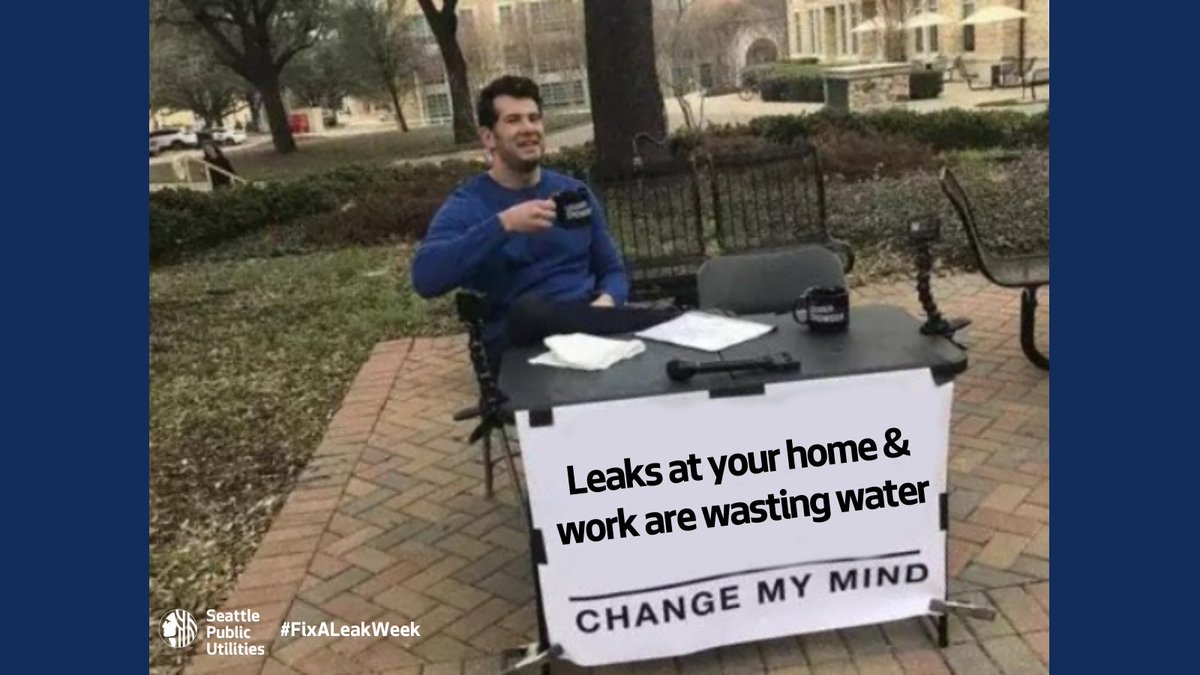 Did you know that the average household has leaks that account for nearly 10,000 gallons of water that gets wasted yearly? That’s equal to 238 bathtubs. It's #FixALeakWeek so take some time to find possible leaks in your home and stop wasting #water💧.