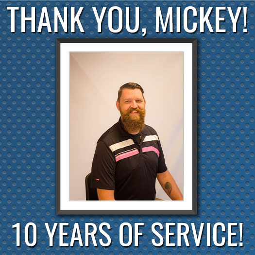 jonessign's tweet photo. Today Mickey celebrates his 10 year anniversary at Jones Sign! Mickey is part of our Project Management team as a Senior Program Manager. We are proud to have him as a part of the Jones team!
Thank you for your contribution and dedication over the last 10 years!
#JonesSign https://t.co/rtmASZvrMM
