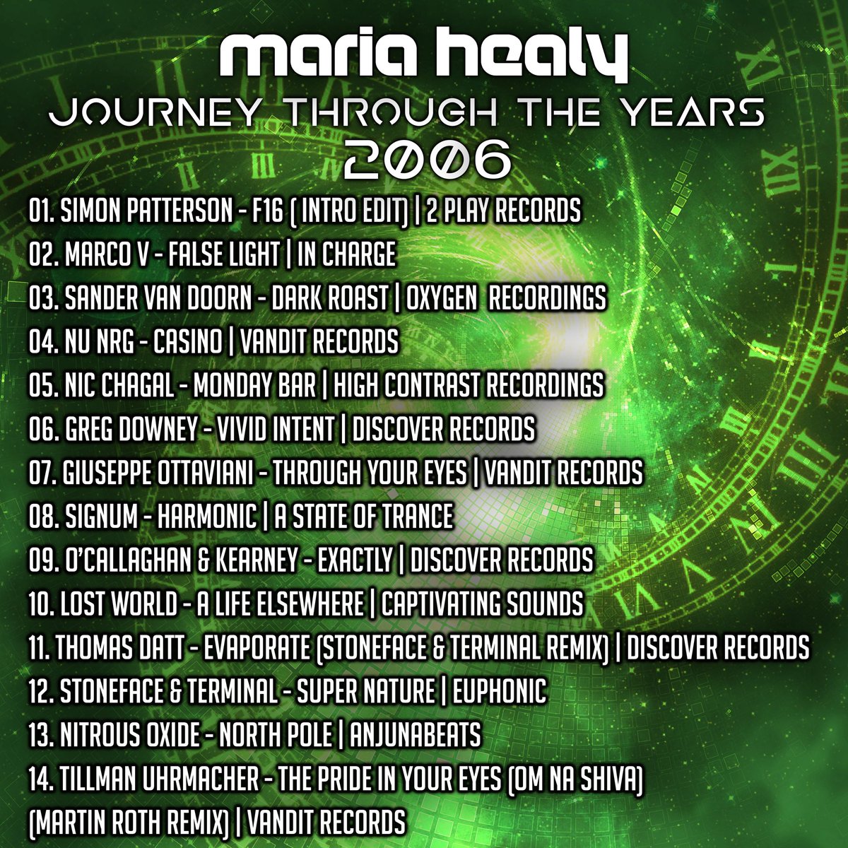 MariaHealydj's tweet image. Track list for Journey Through The Years 2006. Enjoy 

Listen back: soundcloud.app.goo.gl/kuqibHcVu1Kz3K…