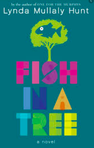 CationLisa's tweet photo. Student wrote: I recommend the novel,"Fish in a Tree" by Lynda Mullaly Hunt. This novel has signposts and  significant themes. Ally Nickerson struggles with dyslexia but finds her way. It truly displays that, ”Great minds don’t think alike.”  @LynMullalyHunt @PteBuckamSingh https://t.co/X3TndUkwhB