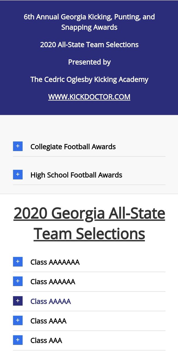 coglesbykicking's tweet photo. The All-State Team Selections are up!  Go to https://t.co/QOi0Lu2uIz
We will be evaluating prospects for our 2021 Preseason All-State Team at the Southeast Kicking Punting and Snapping Competition on March 28th https://t.co/w6Jk8YiJNK https://t.co/VNlutTkL8j