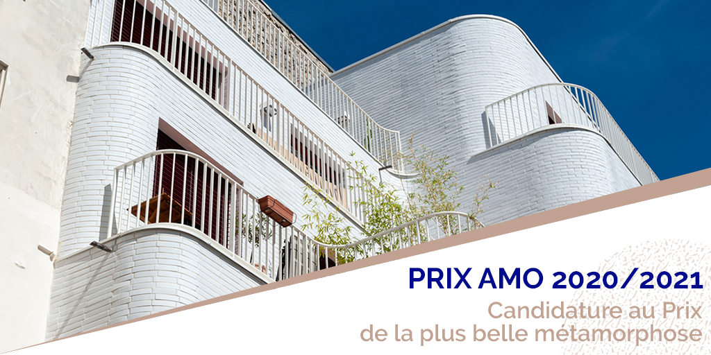 Nous concourrons pour le Prix #AMO 2020/2021 de 'la plus belle métamorphose' avec notre projet 128 AMELOT situé dans la 11ème arrondissement de Paris.

Verdict en mai !

#immobilier #concours #AMO2020_2021