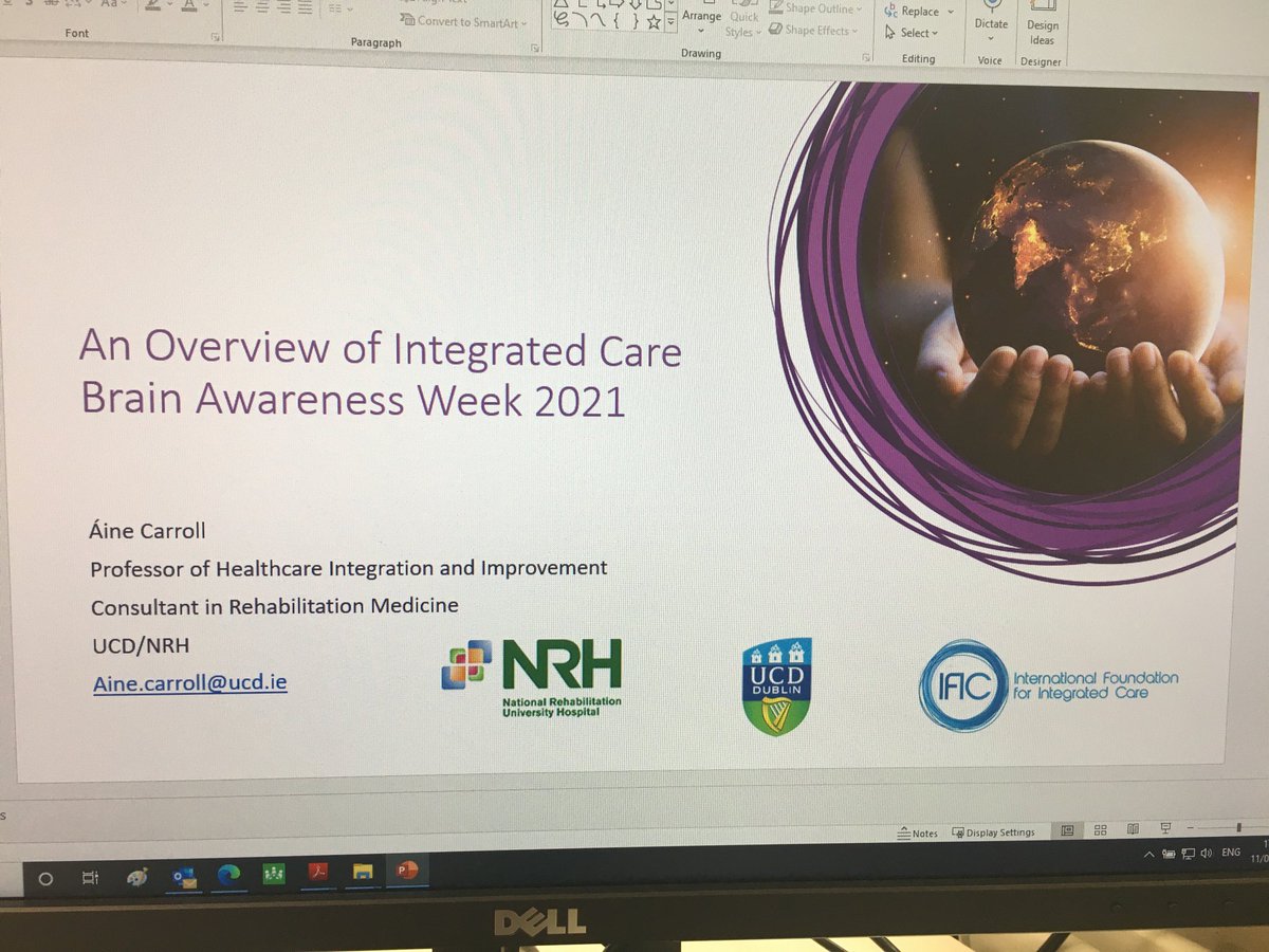 AinemCarroll's tweet image. Always happy to talk about #integratedcare and #IFICIreland and share the story of the 9 pillars @IFICInfo #BrainAwarenessWeek2021 #NRH