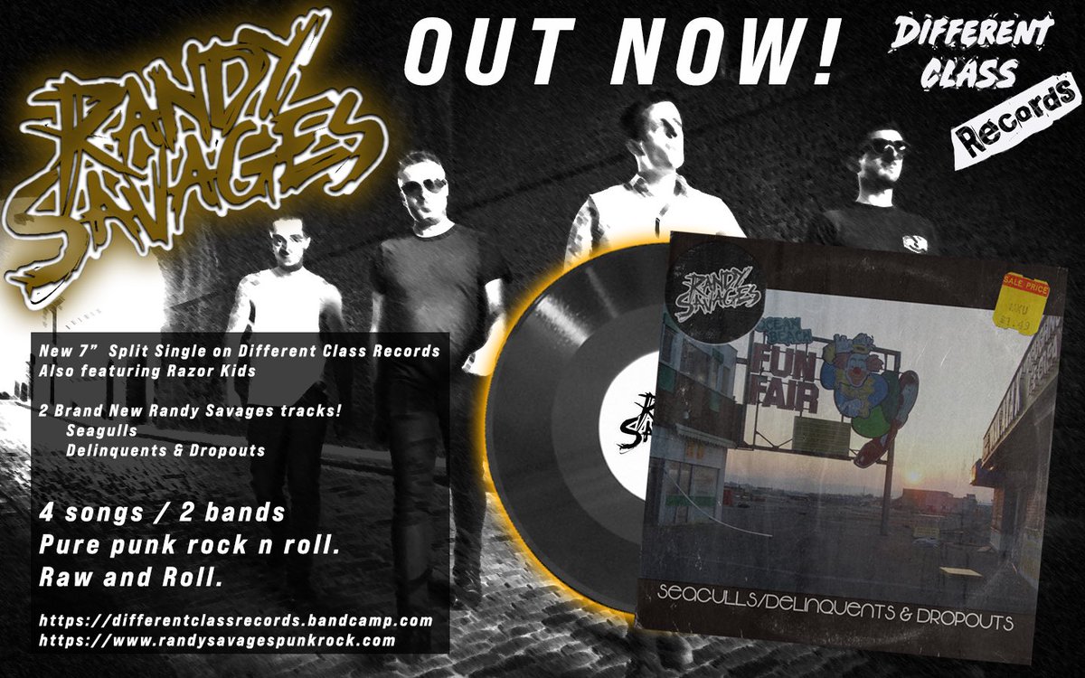 New split 7” Out Now on different class records, also featuring Razor Kids!
Get your copy now differentclassrecords.bandcamp.com/album/randy-sa…