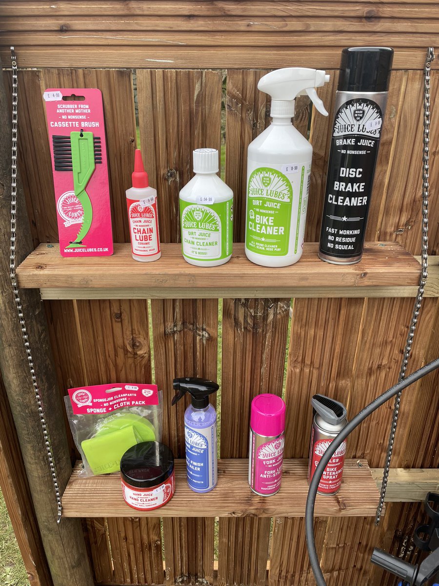 New bike wash station at the Barn. Soon you’ll be able to park your car, go for a ride, come back, wash your bike, finishing off with a nice coffee and cake! 😁 #juicelubes #nilfiskuk