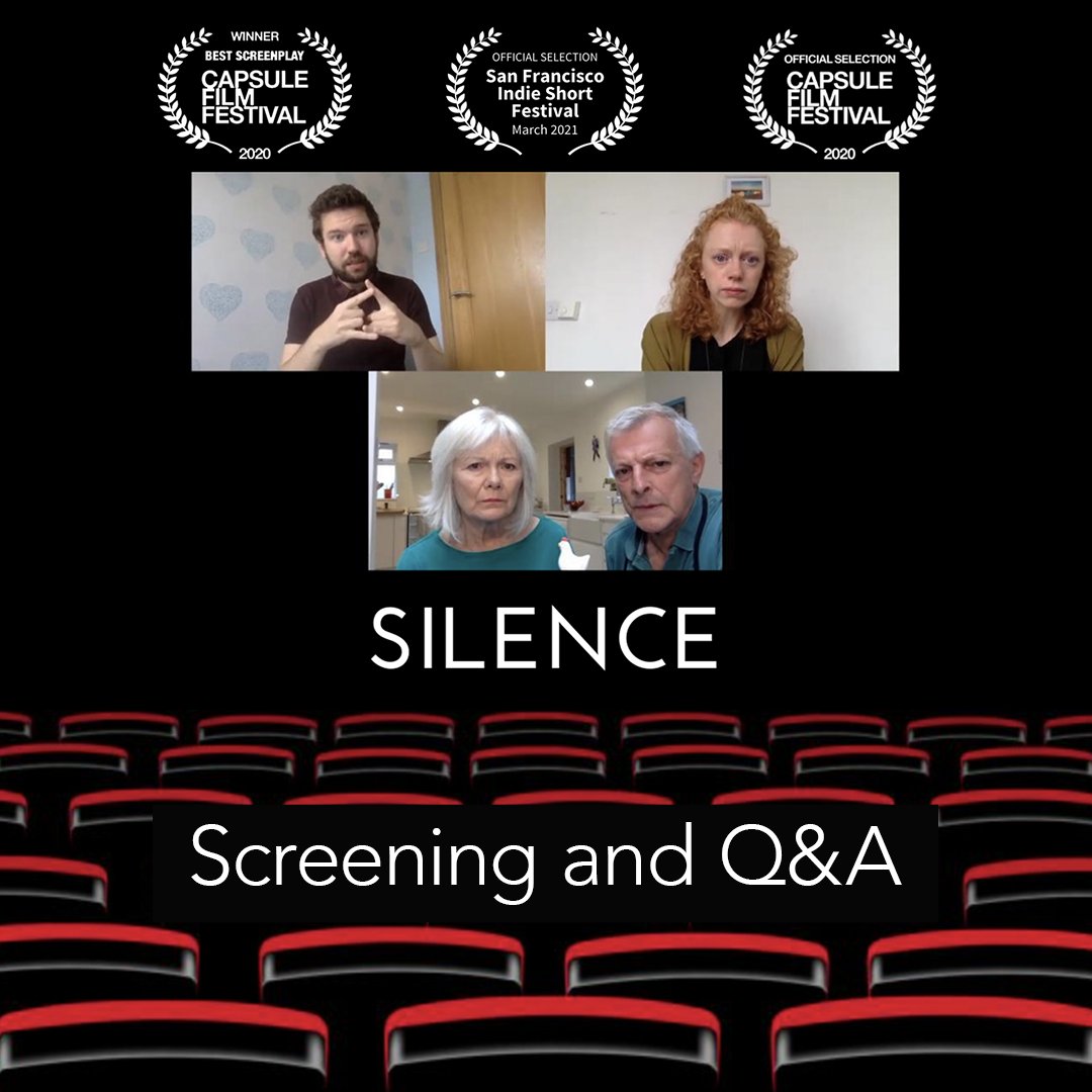 Ellie can't understand. Judith and Frank can't wait. Mark can't breathe.

Watch our film Silence as well as a Q&amp;A with the cast! 🍿

📆 Thursday 18th March | 8pm
📺 Facebook Live: bit.ly/2ZC16XX