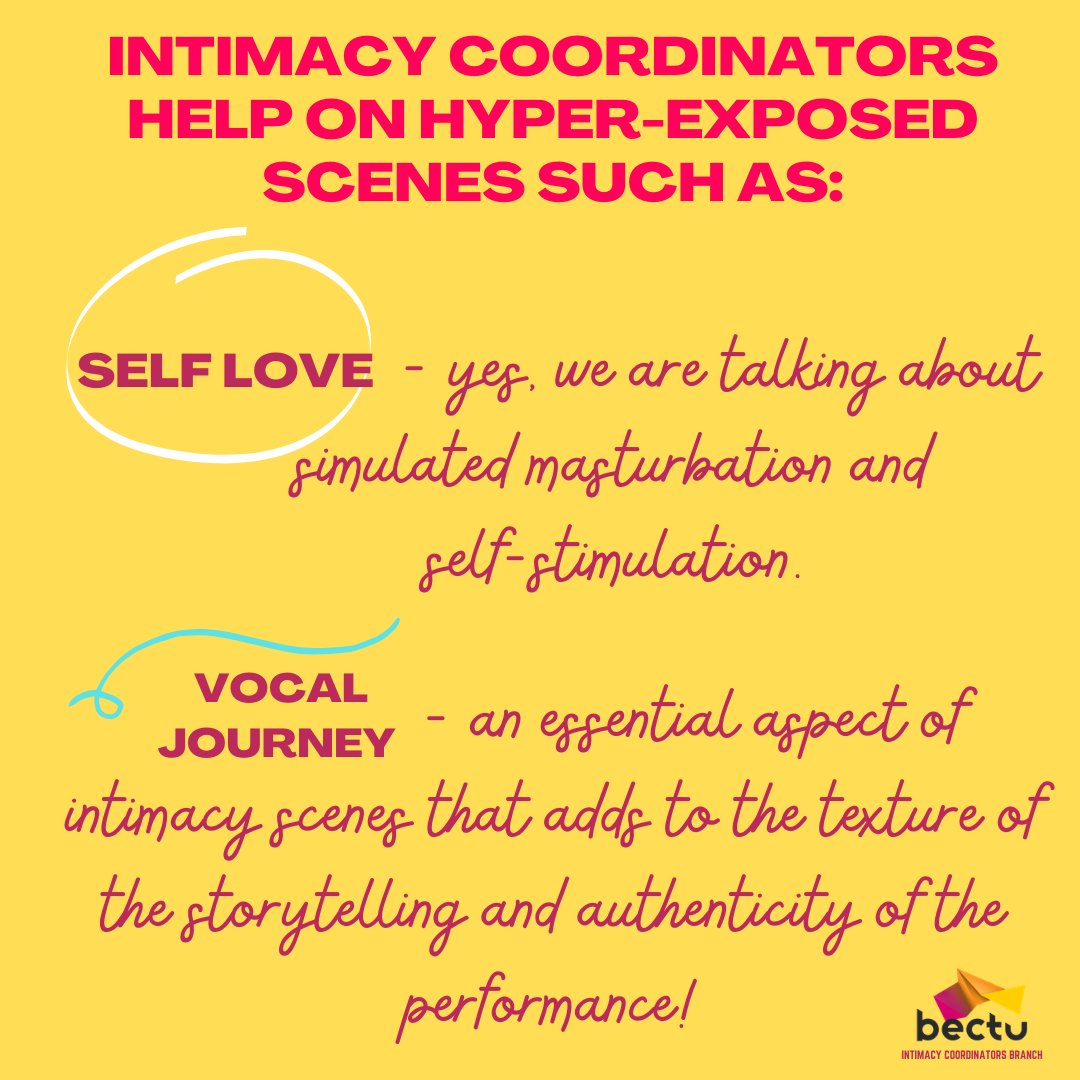 BECTU Intimacy Coordinators tweet media