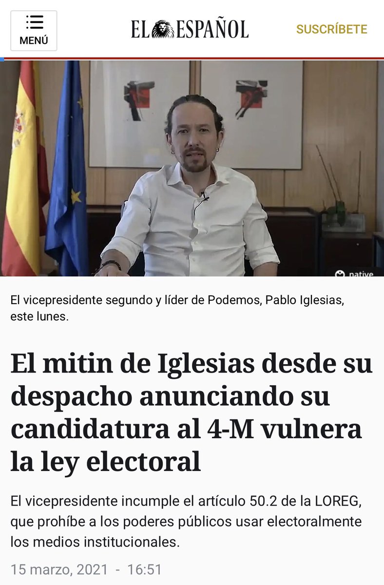 rosadiezglez's tweet image. La confusión entre lo público y lo privado, entre el partido y el gobierno, es lo propio del totalitarismo. Sánchez/Iglesias, dos hombres y una misma pulsión caudillista.