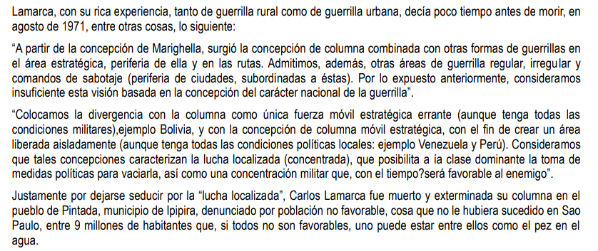 ManchaVia's tweet photo. Abraham Guillén sobre alguns postulados militares de Carlos Lamarca: https://t.co/1YGsqE1NzN