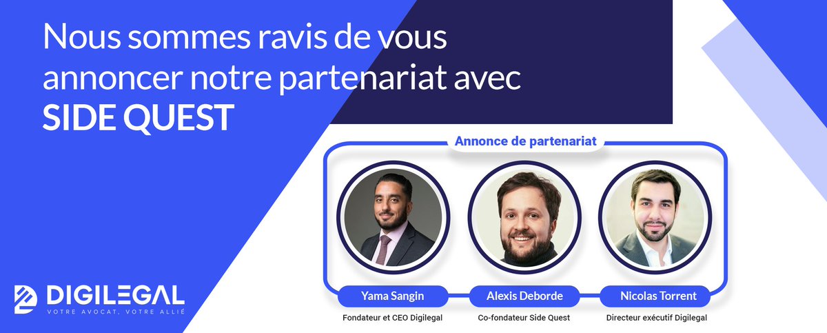 digilegal_ch's tweet photo. Partenariat signé avec @Side Quest! Les #avocats suisses pourront bénéficier d'une promotion pour des formations utiles pour acquérir davantage de nouveaux clients et à les fidéliser. Découvrez-les sur https://t.co/oqAE789L9g - code DIGILEGAL10 https://t.co/4SKqE9y6u5