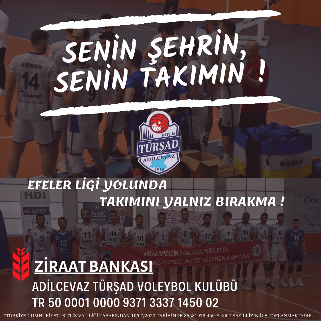 tursadsk's tweet photo. SENİN ŞEHRİN SENİN TAKIMIN!
BU ÇORBADA SENİN DE TUZUN OLSUN!
HAYDİ BİTLİS, TAKIMINA DESTEK ÇIK!
Saygılarımızla...
@vedatdemiroz @tasar_cemal @Vahit_Kiler @necipnasir @MufitAydin16 https://t.co/6NF8H1odeo