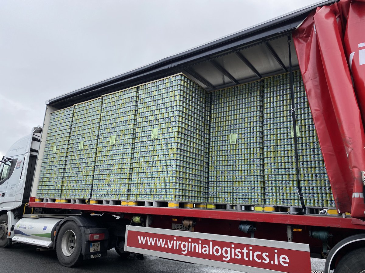 Huge Kudos to the teams at Ardagh packaging & @AlbatransIntlFF for overcoming numerous obstacles (seriously, there were a lot!) to get our cans to us just in time to get them filled full of lovely beer! 

A huge go raibh maith agat from The White Hag crew and customers