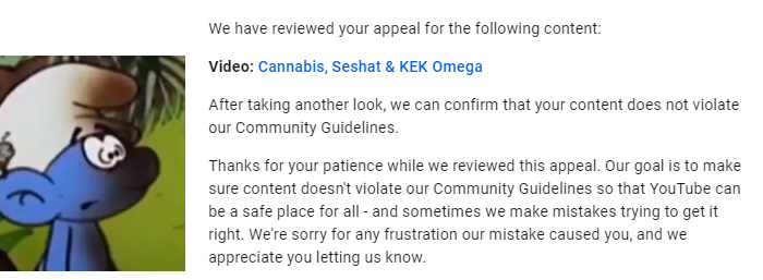 GrimGriz's tweet photo. 98% of you won't retweet this, but @YouTube totally auto-flagged my content as 18+ and they totally agreed it was immature on appeal

Swing by my YT and see the most important video I've ever made (or the extended Livestream version)

#LARPgate https://t.co/xEORa46gDS