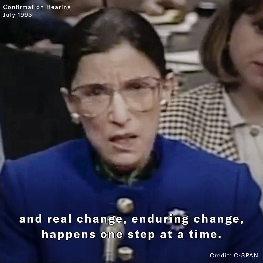 ACLU's tweet photo. Today would have marked Ruth Bader Ginsburg's 88th birthday.

We honor her legacy by continuing to voice our dissent.

Thank you, RBG. https://t.co/sgsinmEGWY