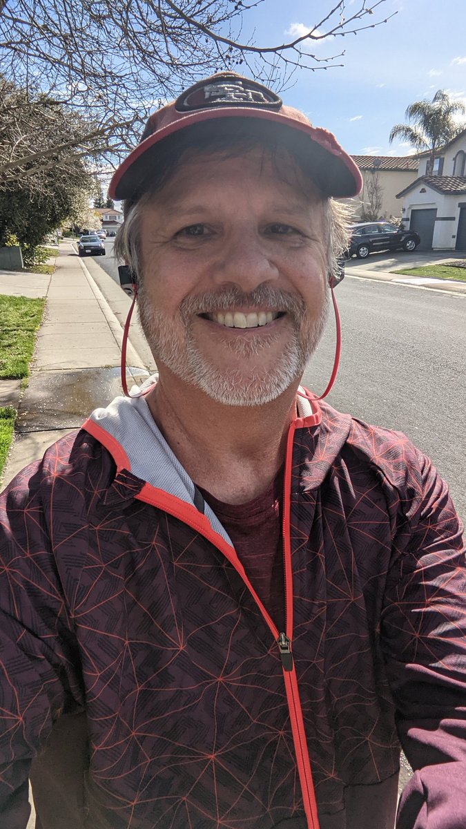Day 562 and it's my birthday! Another goal met by running every day of my 54th cycle around the sun. I'm feeling a little like Sammy Hagar today...I can't drive FIFTY-FIVE!!! (Yaaa, I don't know what that means either.) But I am trying to figure out my next running goal now.