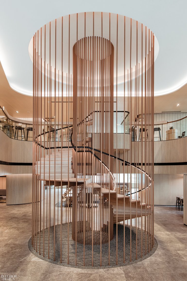 InteriorDesign's tweet photo. Ministry of Design's design for YTL Corporation Berhad in Kuala Lumpur neatly toggles between grandeur and intimacy: https://t.co/di1qrzNdYJ https://t.co/6Vfgtb4zd9