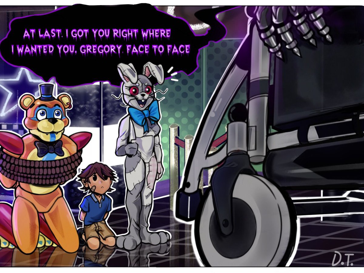 🔥Ley🔥 on X: “Gregory~🎵 “ some fnaf security breach fanart ft. Vanny 😳   / X