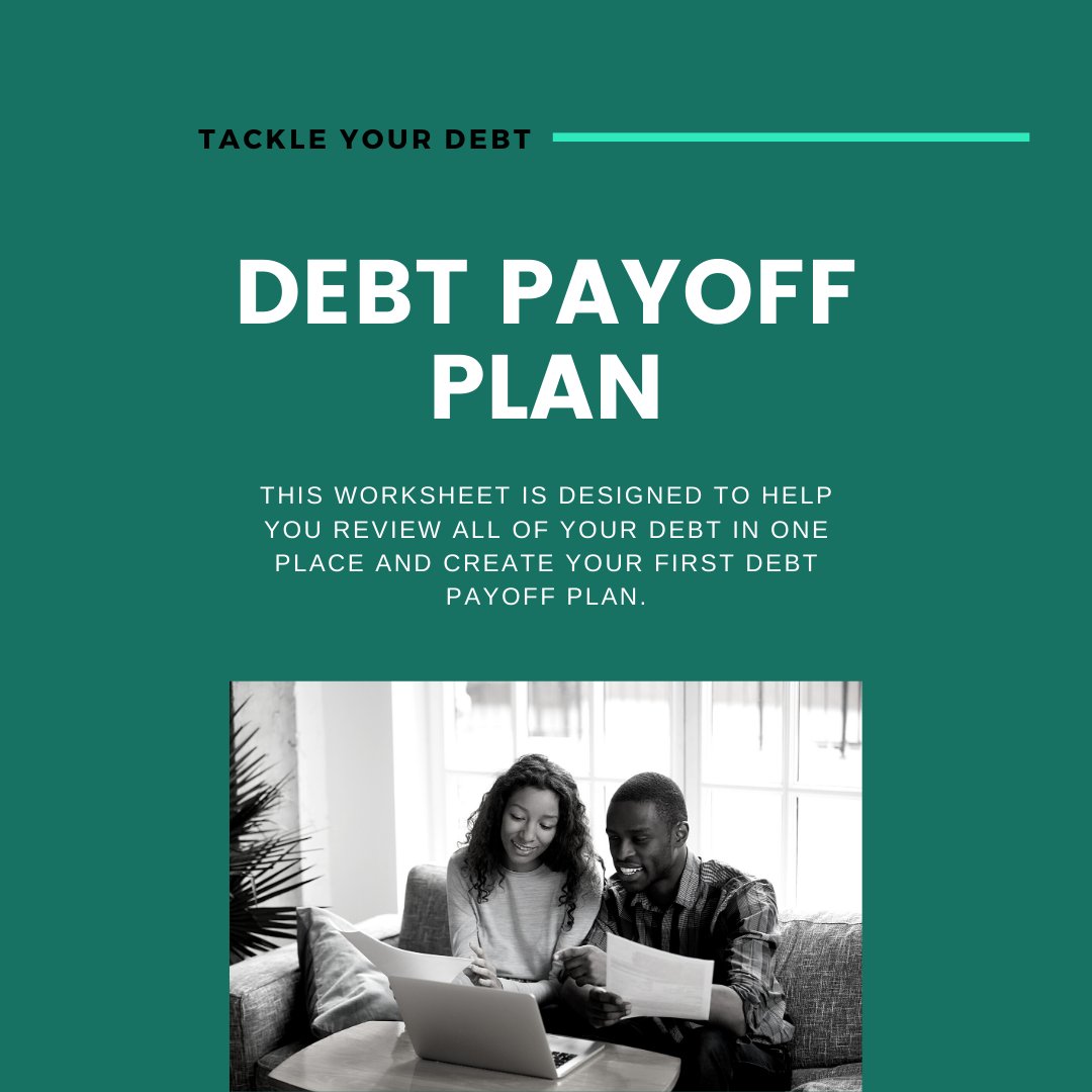 #Debt is a heavy burden. If you're like me, looking at debt without a plan is overwhelming. That's why I made the debt payoff plan #worksheet.

Tackle your debt today and grab the worksheet at hisandherfipost.com/downloads/debt….