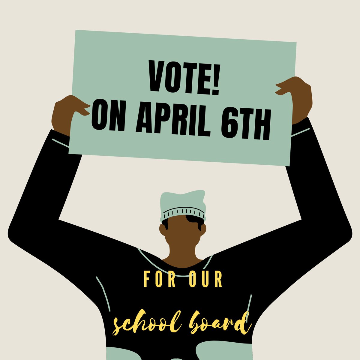 Did you know there is an important election coming up? April 6th is when school board candidates are on the ballot in Boone County. Our schools, our kids, our community: mark your calendars to #vote!
