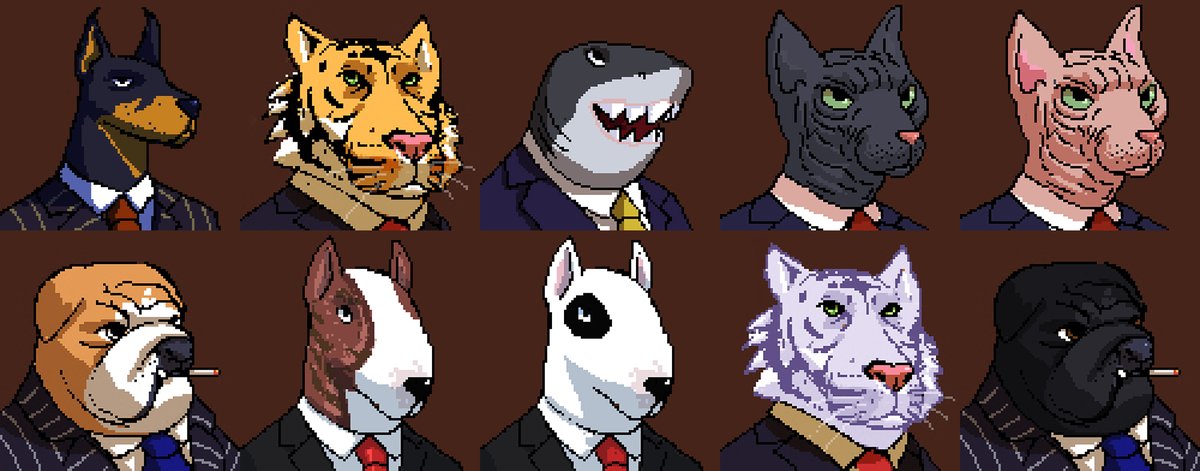 CryptoMafia20's tweet photo. 🔥GIVEWAY🔥
To celebrate the launch of CryptoMafia I'm gonna give one of those bad guys. Give it a try ! 💼
1 - Like
2 - Follow
3- Retweet
The city needs you ! 
https://t.co/V9Z95AiqBF
#NFT #nftcollector #NFTCommunity #pixelartist https://t.co/G3XKxYuiQc