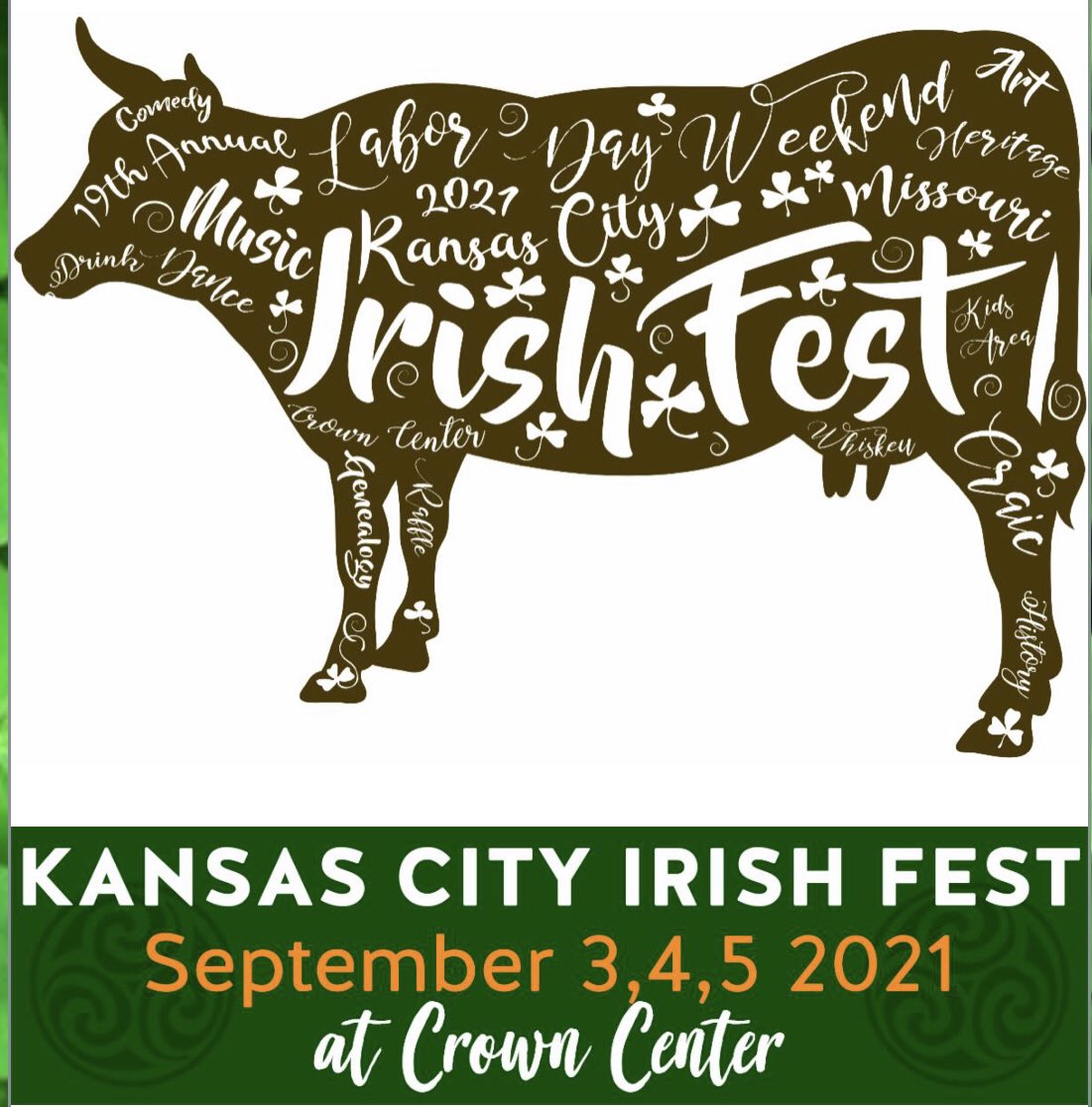 KCMikeMahoney's tweet photo. KC Irish Fest announces intention to hold 2021 Fest over Labor Day Weekend while observing safety protocols. 2020 Fest was cancelled due to pandemic #KCIrishFest #KCIrishCenter #KMBC https://t.co/jrNmICnjOU