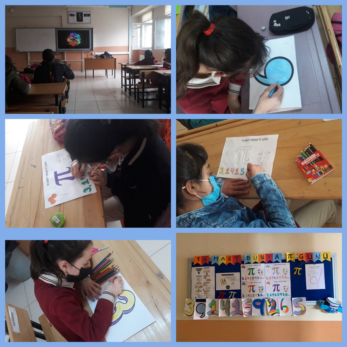 ImamYuksekova's tweet photo. Okulumuzda yapılan Pi Günü Etkinlikleri.
 Emeği geçen öğretmen ve öğrencilerimizi tebrik eder başarılarının devamını dileriz 😊
@canl_servet @BilalGur30 
#imamhatip #hakkari #yüsekova #pigunu https://t.co/OB6SfbTecF