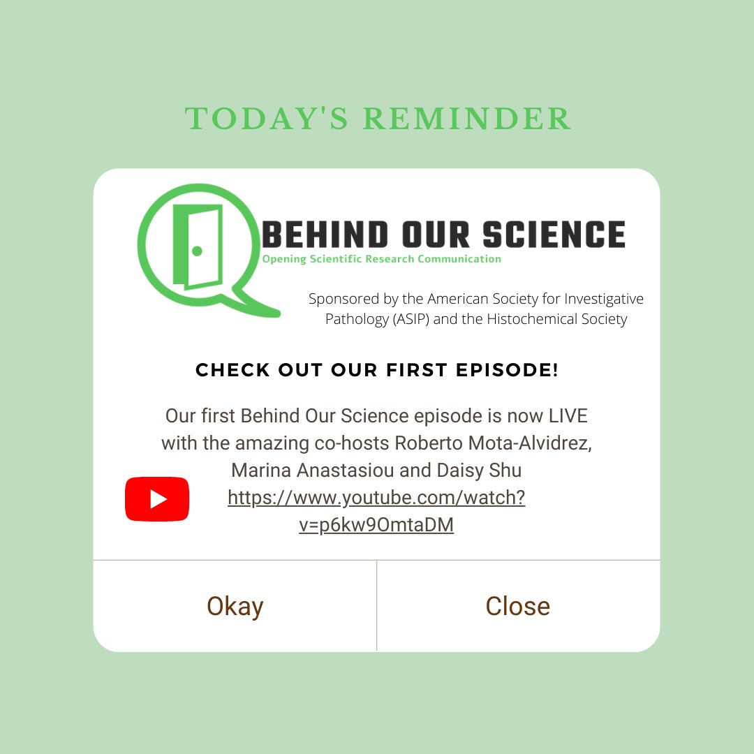 behindourscienc's tweet photo. Reminder to check out our first ever podcast episode! https://t.co/HqOJI4ehDE
#podcast #behindourscience @ASIPath @histochemnews @RealRobertoMota @EyeDaisyShu @emmy_a_ #scicomm #phdchat https://t.co/PFwcVtSc1L