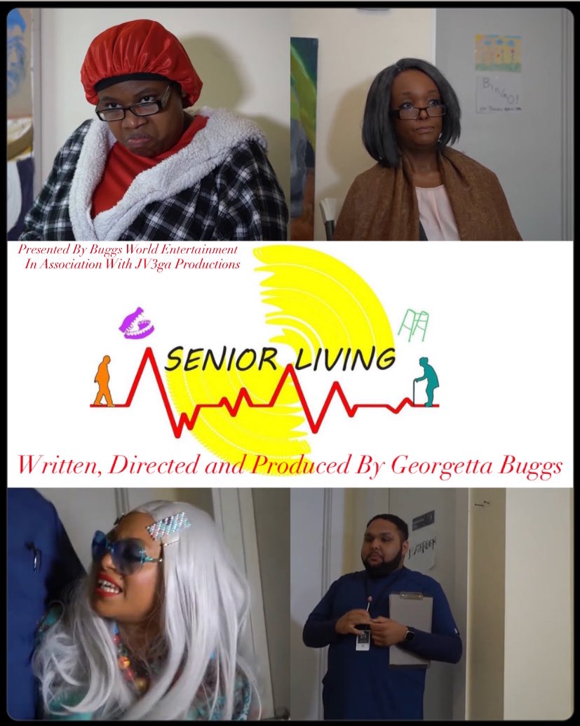 FabianCedeno's tweet photo. When the gang all gets together Magic happens ✨#SeniorLiving #Season1 #BuggsWorldEnt #Jv3gaProd #WebSeries #TvShow #LBGTQ #POC #BLM #Talent @IssaRaePresents @glaad @BET @gettagetta @JesseV3GA @tylerperry @BobbiVO @RonNetta4Really @LiFeAsToNi #Netflix #hulu #AmazonPrime #Youtube https://t.co/oz8m2LbnWn