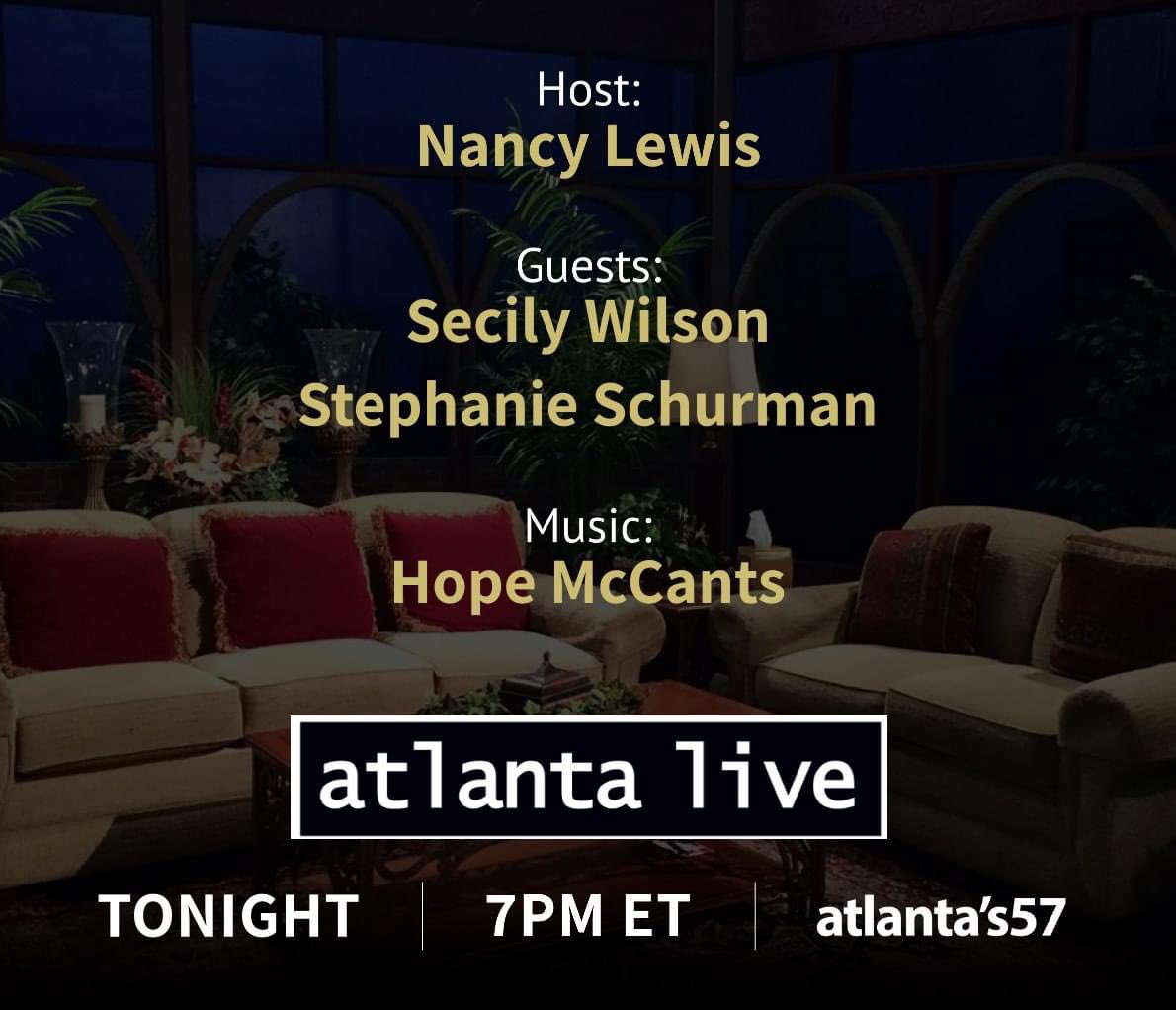 HopeSings01's tweet photo. Join me tonight live on @watctv  @AtlantaLive57 https://t.co/qnDv5Tq7aV
