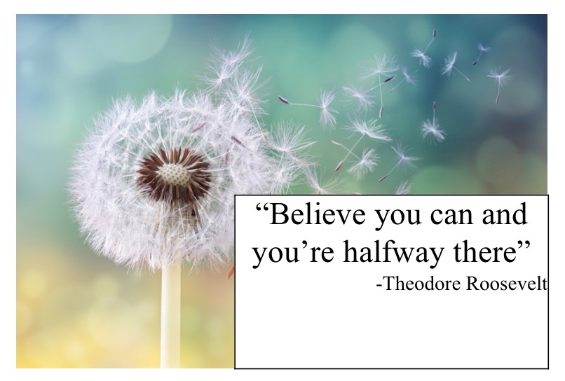 Good morning and welcome back!

Let’s spread some positivity and kick this week off with #MotivationMonday!

When something seems unreachable always remember - “Believe you can and you’re halfway there.”

We hope you have a great week!