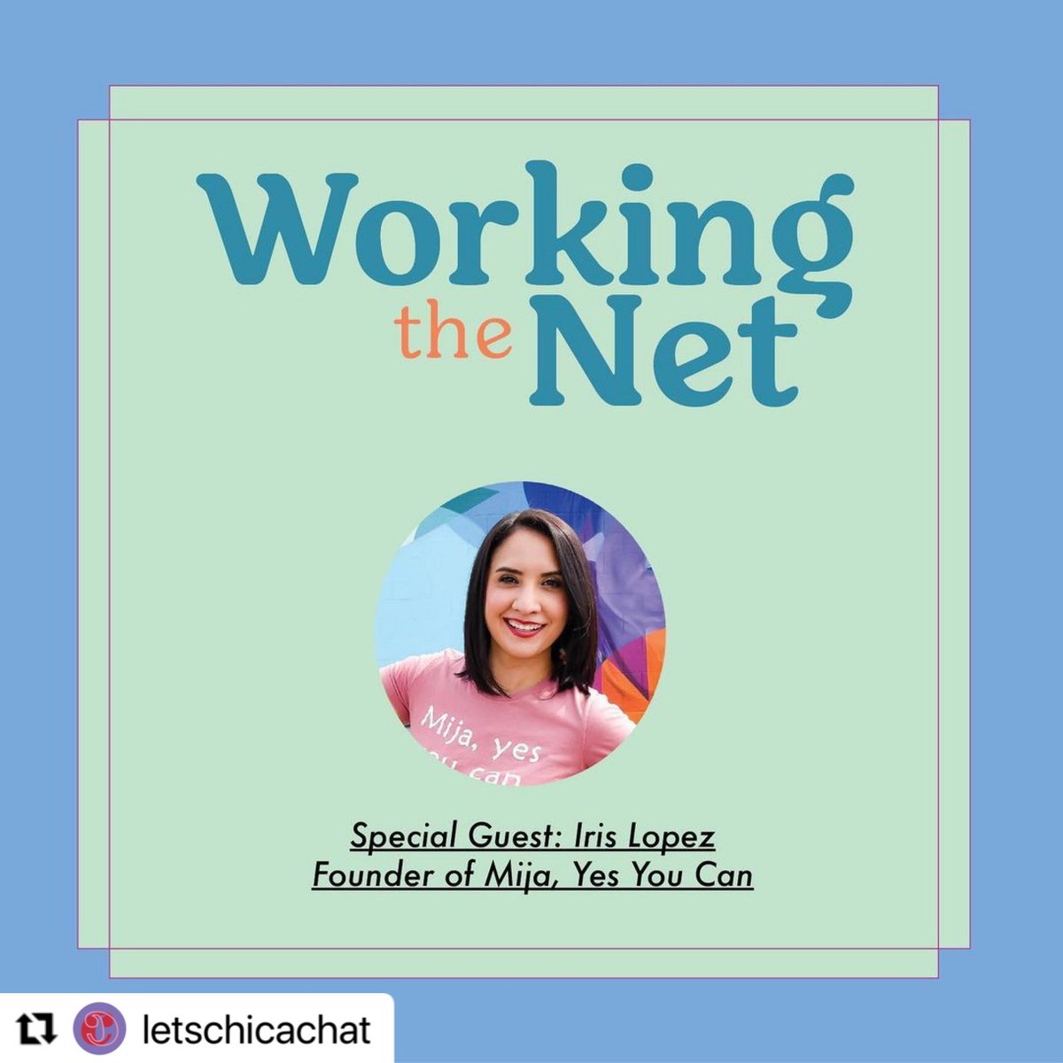 mijayesyoucan's tweet photo. 💫 The Mijas &amp; The Chicas! 🥰

💫 Join our Jefa, @IrisLopezTV this Thursday for a conversation with @LetsChicaChat about Latina empowerment &amp; non-profit work! 

💫 A FREE event, this Thursday at 6:30 pm on Zoom! Register here: https://t.co/eUMggPL3fE

#WomensHistoryMonth https://t.co/dmFT7YpwyP