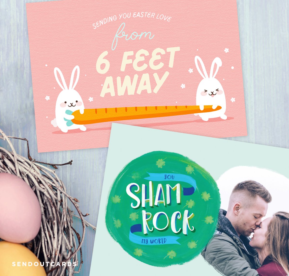 RalphHaroldMD's tweet photo. Spring holidays are so much fun to celebrate! St. Patrick's Day and Easter are coming up quick, head on over to the website and check out our cards and gifts. We have so much fun personalizing each card, specific to the recipient. Try it out today! #SendOutCards https://t.co/jjHOx6XHg6