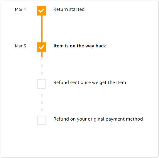 JeffKressJr's tweet photo. @AmazonHelp My wife and I received no confirmation email and the Online Return Center hasn't updated since the 3rd. https://t.co/JBQp3bifcg
