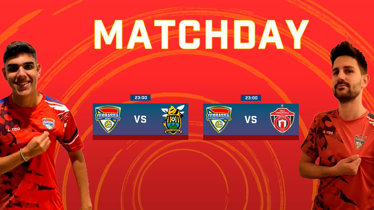 TORNA LA COPA CATALUNYA 😍🏆

L'<a href="/eSportsTerrassa/">Terrassa FC eSports</a> s'enfronta a un vell conegut, la @CFM1927eSport 🔥

Per l'altra banda, el #TerrassaAcademy s'enfronta a un <a href="/Aeill_Esports/">AeillCerdanyolaEsports</a> que debuta en competició oficial 🔥

Molta sort a tots ❤️🤍