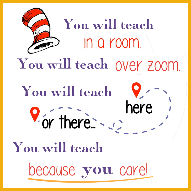 standardsplus's tweet photo. We appreciate all the teachers who have been flexible on where and how they teach because they care about their students. ❤️#teachers #drseuss https://t.co/4atApBoNyg